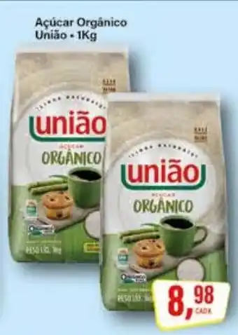 Rede Supermarket Açúcar Orgânico União oferta