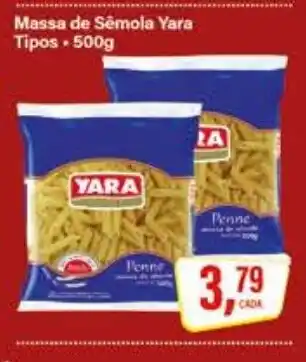 Rede Supermarket Massa de Sêmola Yara oferta