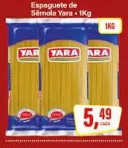 Rede Supermarket Espaguete de Sêmola Yara oferta