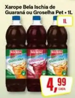Rede Supermarket Xarope bela ischia de guaraná ou groselha pet oferta