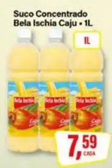 Rede Supermarket Suco Concentrado Bela Ischia Caju oferta
