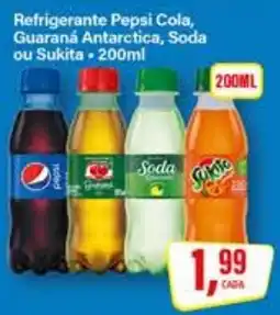 Rede Supermarket Refrigerante pepsi cola, guaraná antarctica, soda ou sukita oferta