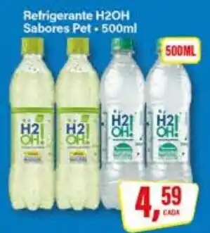 Rede Supermarket Refrigerante H2OH Sabores Pet oferta