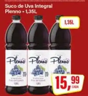 Rede Supermarket Suco de Uva Integral Plenno oferta