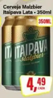 Rede Supermarket Cerveja malzbier itaipava lata oferta