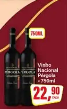 Rede Supermarket Vinho Nacional Pergola oferta