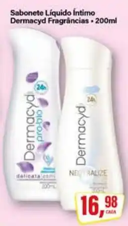 Rede Supermarket Sabonete Líquido Íntimo Dermacyd Fragrâncias oferta