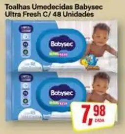 Rede Supermarket Toalhas Umedecidas Babysec Ultra Fresh oferta