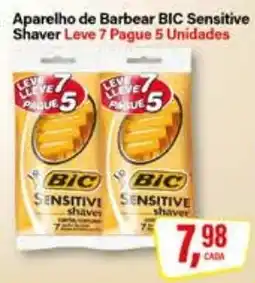 Rede Supermarket Aparelho de barbear bic sensitive shaver oferta