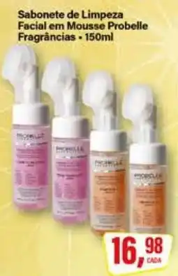 Rede Supermarket Sabonete de Limpeza Facial em Mousse Probelle oferta