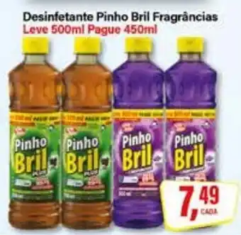 Rede Supermarket Desinfetante Pinho Bril fragrâncias oferta