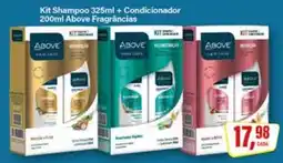 Rede Supermarket Kit Shampoo 325ml + Condicionador 200ml Above Fragrâncias oferta