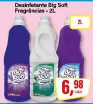 Rede Supermarket Desinfetante Big Soft Fragrâncias oferta
