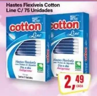 Rede Supermarket Hastes flexíveis cotton line oferta