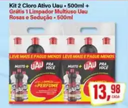 Rede Supermarket Kit 2 Cloro Ativo Uau oferta