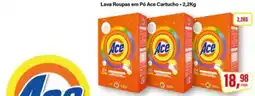 Rede Supermarket Lava Roupas em Pó Ace Cartucho oferta