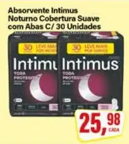 Rede Supermarket Absorvente Intimus Noturno Cobertura Suave com Abas C oferta
