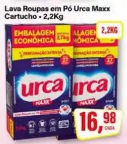 Rede Supermarket Lava Roupas em Pó Urca Maxx Cartucho oferta