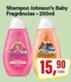 Rede Supermarket Shampoo Johnson's Baby Fragrâncias oferta