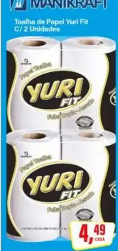 Rede Supermarket Toalha de Papel Yuri Fit oferta