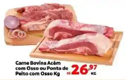 Max Atacadista Carne Bovina Acém com Osso ou Ponta de Peito com Osso oferta