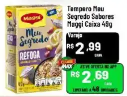 Max Atacadista Tempero meu segredo maggi sabores oferta