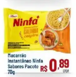 Max Atacadista Macarrão instantâneo ninfa sabores pacote oferta