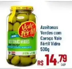 Max Atacadista Azeitonas verdes com caroço vale fértil vidro oferta