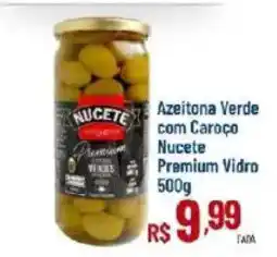 Max Atacadista Azeiteira verde com caroço nucete premium vidro oferta