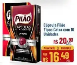Max Atacadista Cápsula pilão tipos caixa com 10 unidades oferta