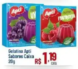 Max Atacadista Gelatina apti sabores caixa oferta