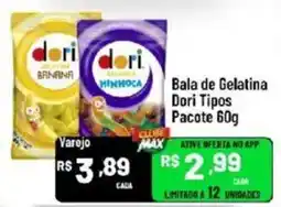 Max Atacadista Bala de Gelatina Dori Tipos oferta