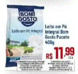 Max Atacadista Leite em Pó Integral Bom Gosto Pacote oferta