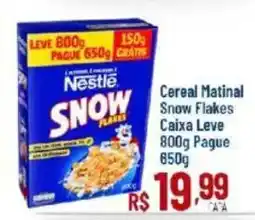 Max Atacadista Cereal matinal snow flakes oferta