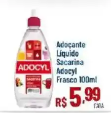 Max Atacadista Adocante Líquido Sacarina Adocyl oferta