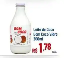 Max Atacadista Leite de Coco Bom Coco Vidro oferta