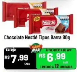 Max Atacadista Chocolate Nestlé Tipos Barra oferta