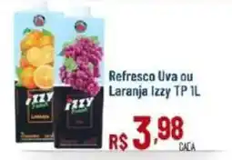 Max Atacadista Refresco Uva ou Laranja Izzy TP 1L oferta