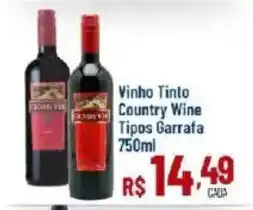 Max Atacadista Vinho Tinto Country Wine Tipos Garrafa oferta