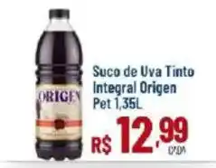 Max Atacadista Suco de uva tinto integral origen oferta