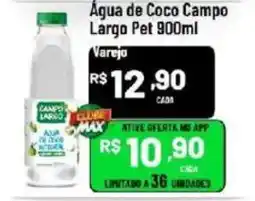 Max Atacadista Água de Coco Campo Largo Pet oferta