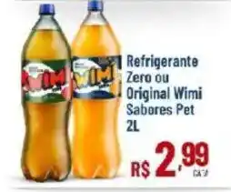 Max Atacadista Refrigerante Zero ou Original Wimi Sabores Pet oferta