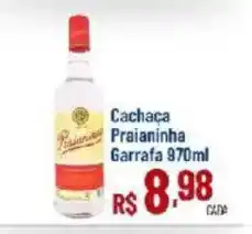 Max Atacadista Cachaça Praianinha oferta