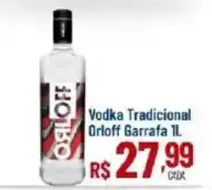 Max Atacadista Vodka tradicional orloff garrafa oferta