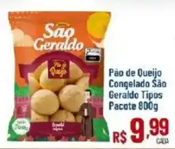 Max Atacadista Pão de Queijo Congelado São Geraldo Tipos oferta