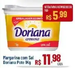 Max Atacadista Margarina com sal doriania pote 1kg oferta