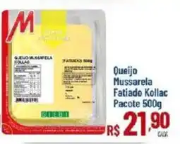 Max Atacadista Queijo Mussarela Fatiado Kollac oferta