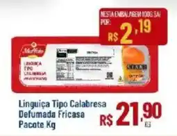 Max Atacadista Linguiça Tipo Calabresa Defumada Fricasa oferta