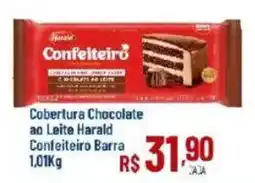 Max Atacadista Cobertura Chocolate ao Leite Harald Confeiteiro Barra oferta