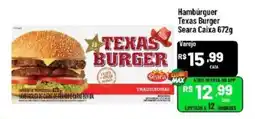 Max Atacadista Hambúrguer texas burger oferta